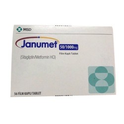 Janumet 50/1000 mg 56 film-coated tablets