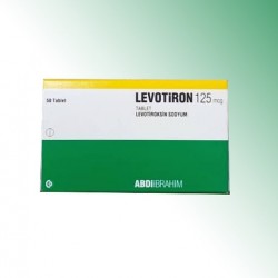Levotiron T4 125 mcg 50 tablets