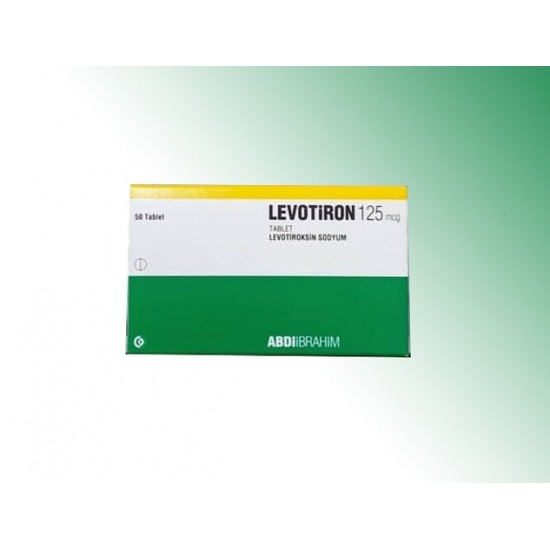 Levotiron T4 125 mcg 50 tablets