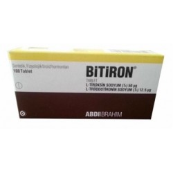 Bitiron 50 mcg/12.5 mcg 100 Tablets