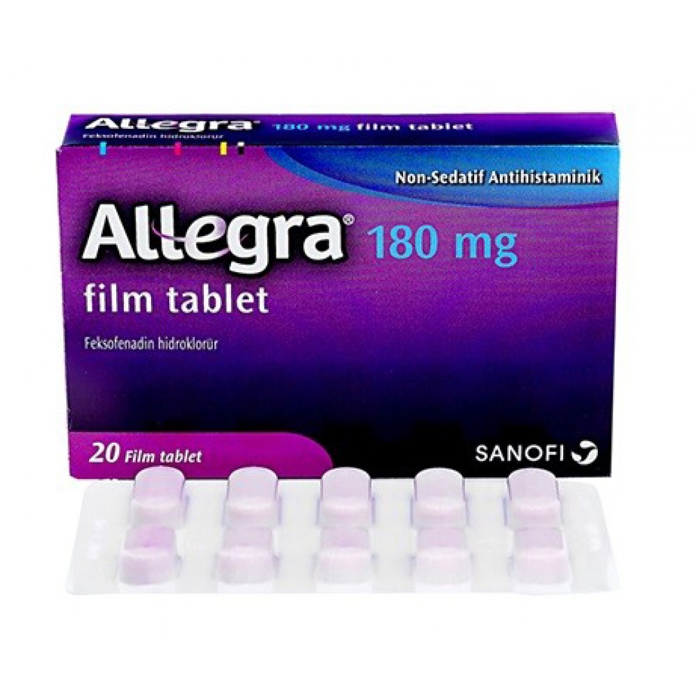 Allegra 180 mg 20 tabs - buy Allegra
