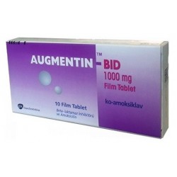 Augmentin BID 1000 mg 10 tablets