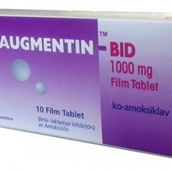 Augmentin BID 1000 mg 10 tablets