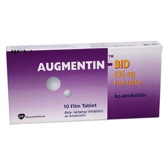 Augmentin BID 625mg 10 tabs