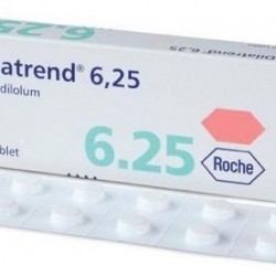 Dilatrend 6.25mg 30 tabs