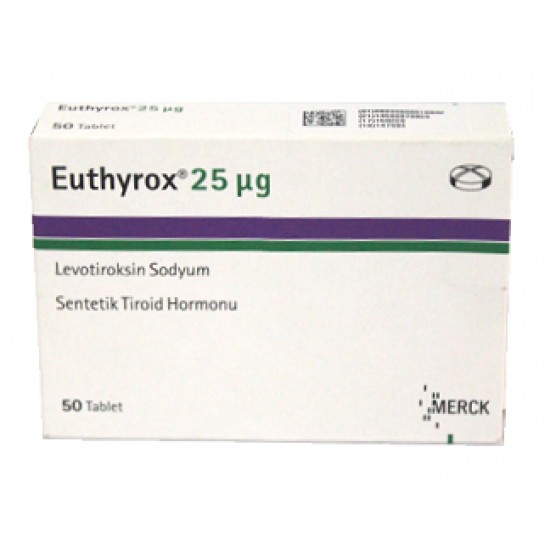 Euthyrox 25mcg 50 tabs