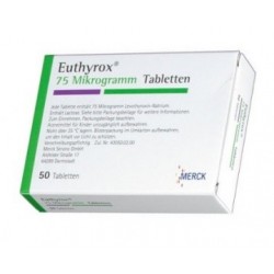 Euthyrox 75mcg 50 Tabs