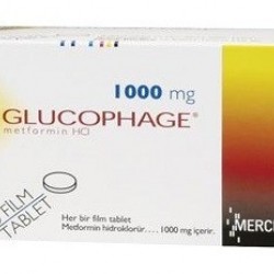 Glucophage 1000 mg 100 tabs