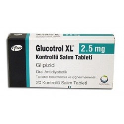 Glucotrol XL 2.5mg 20 tabs