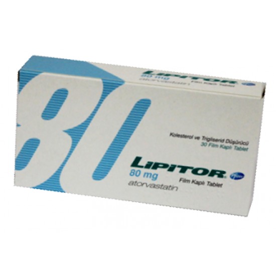 Lipitor 80mg 30 tabs