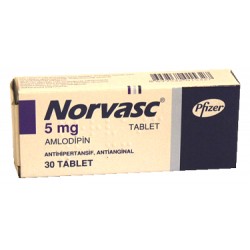 Norvasc 5mg 30 tabs