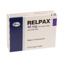 Relpax 40 mg 3 tabs