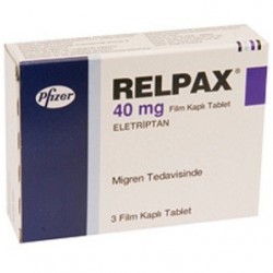 Relpax 40 mg 3 tabs