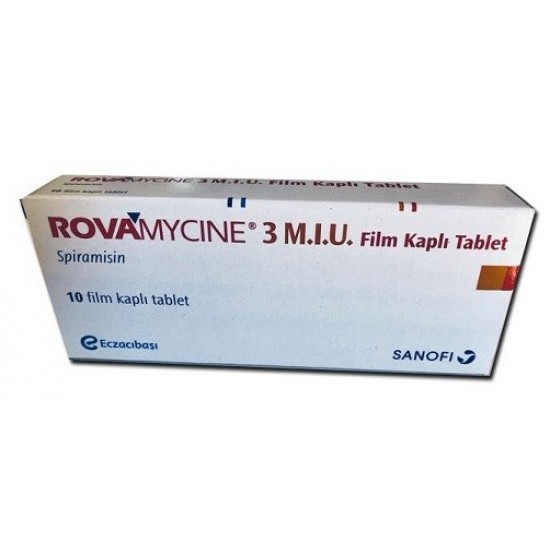 Rovamycine 3 Miu 10 Tabs Rova Silver