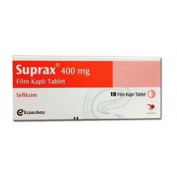 Suprax 400 mg 10 tabs