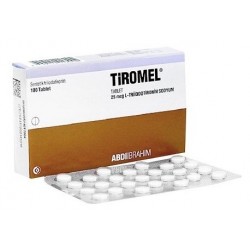 Tiromel (Cytomel T3) 25mcg 100 tablets