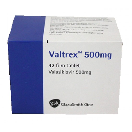 Valtrex 500mg 42 tabs