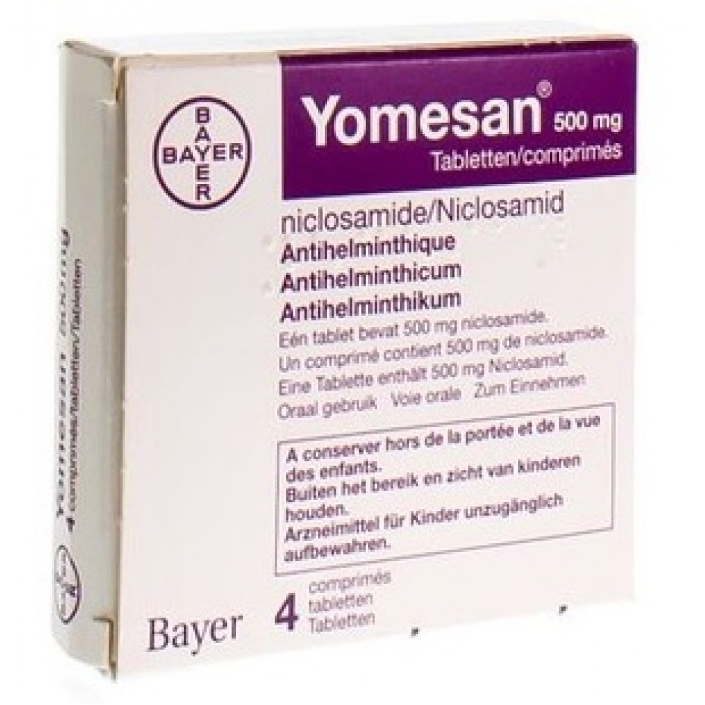 Yomesan 500 mg 4 tablets - Yomesan500 mg