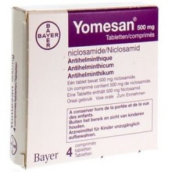 Yomesan 500 mg 4 tablets  