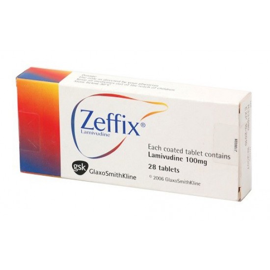 Zeffix 100 mg 28 tabs